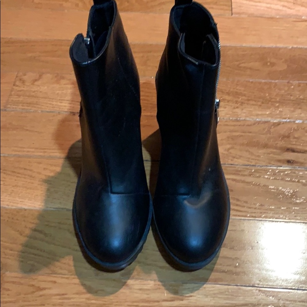 Booties. Worn once.